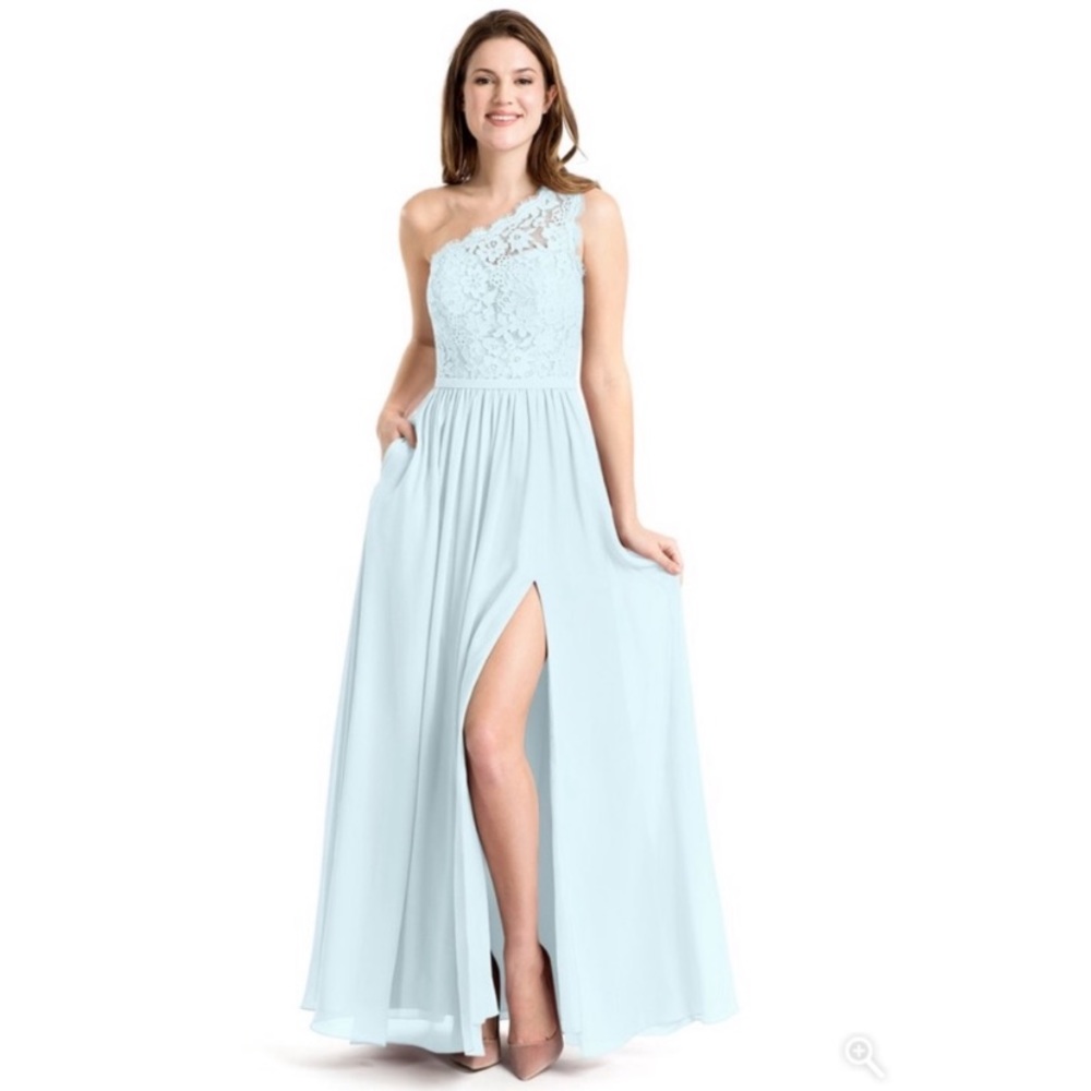 Azazie mist size 0